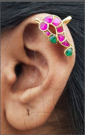 Kundan Bugadi Press On Style - Design 59 - E1169