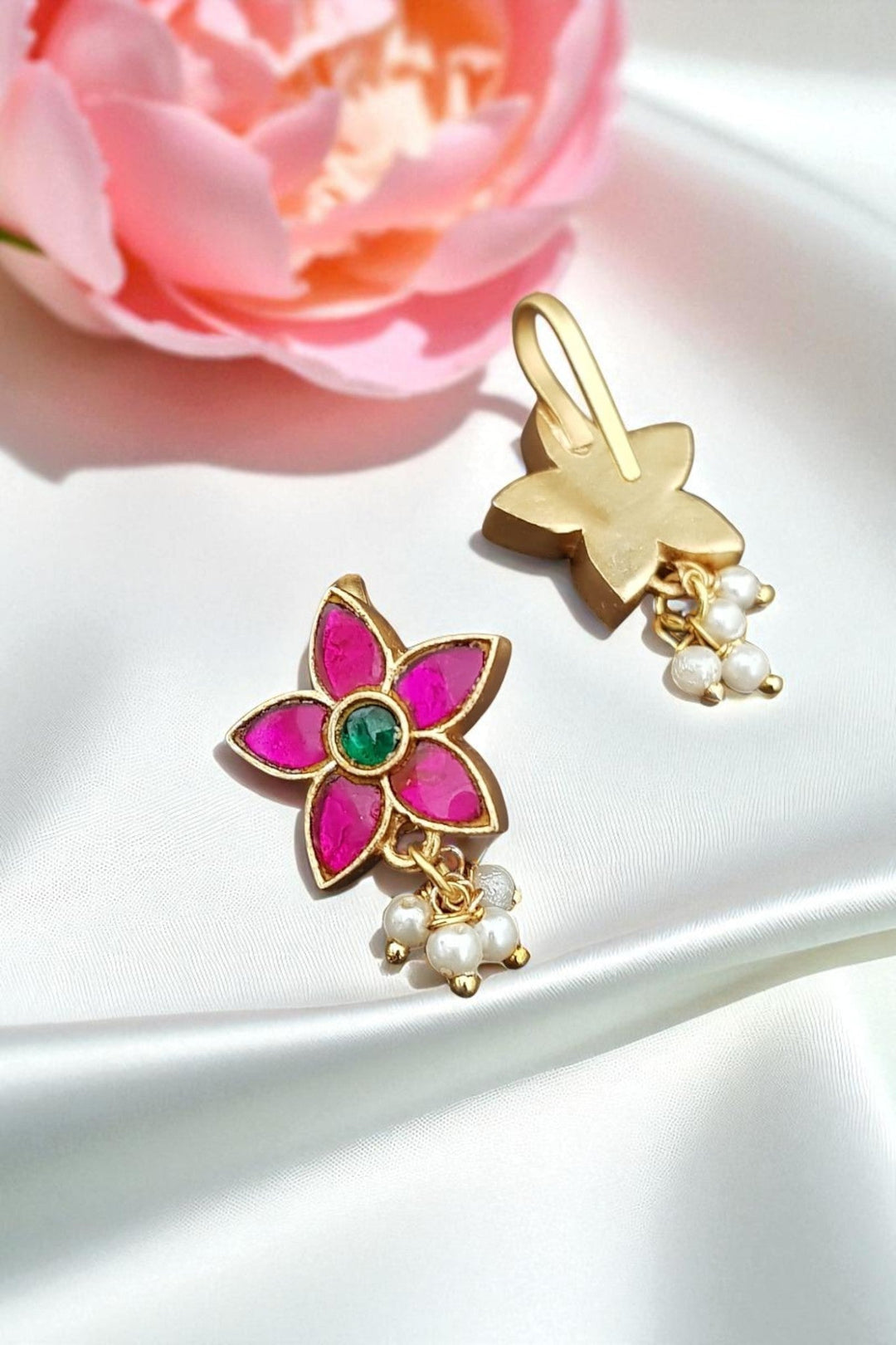 Kundan Bugadi Press On Style - Design 66 - E1176