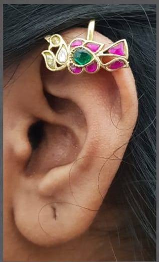 Kundan Bugadi Press On Style - Design 7 - E1117
