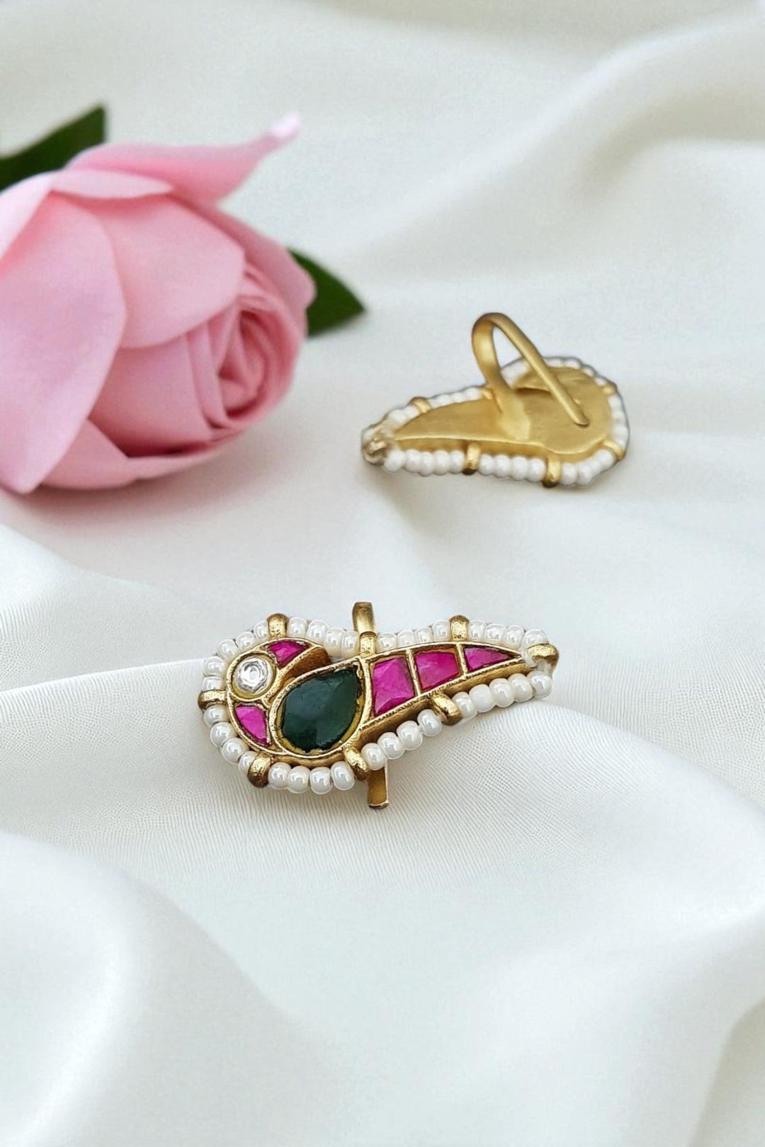 Kundan Bugadi Press On Style - Design 70 - E1180