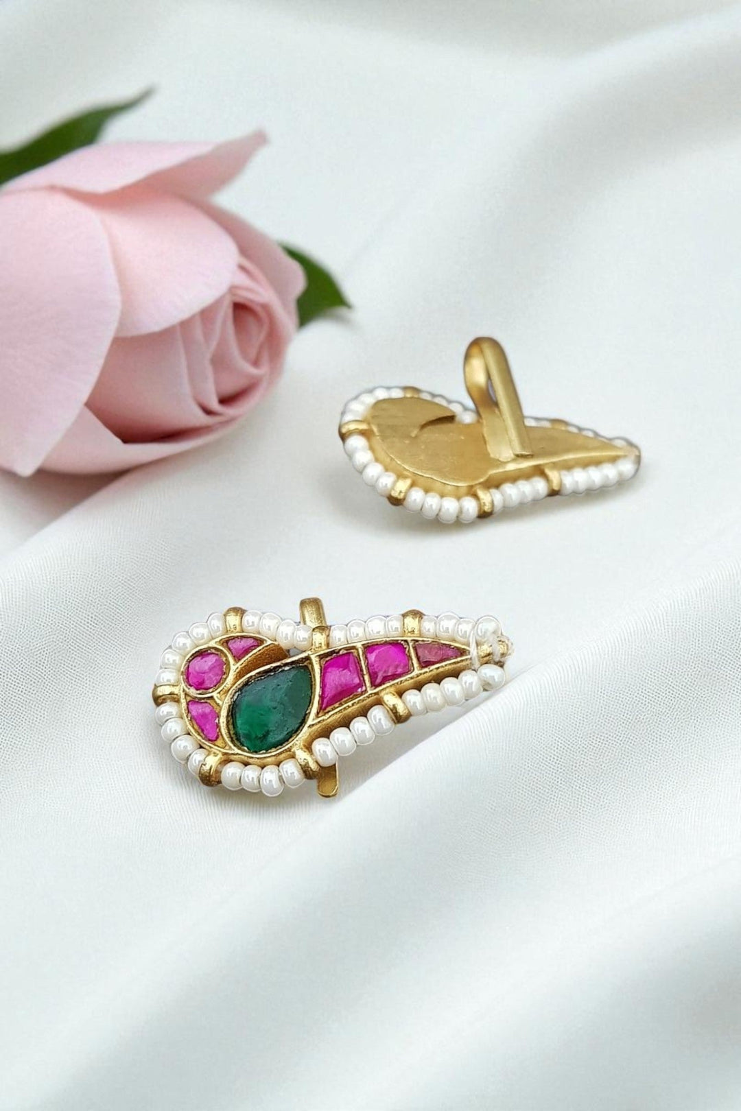 Kundan Bugadi Press On Style - Design 71 - E1181