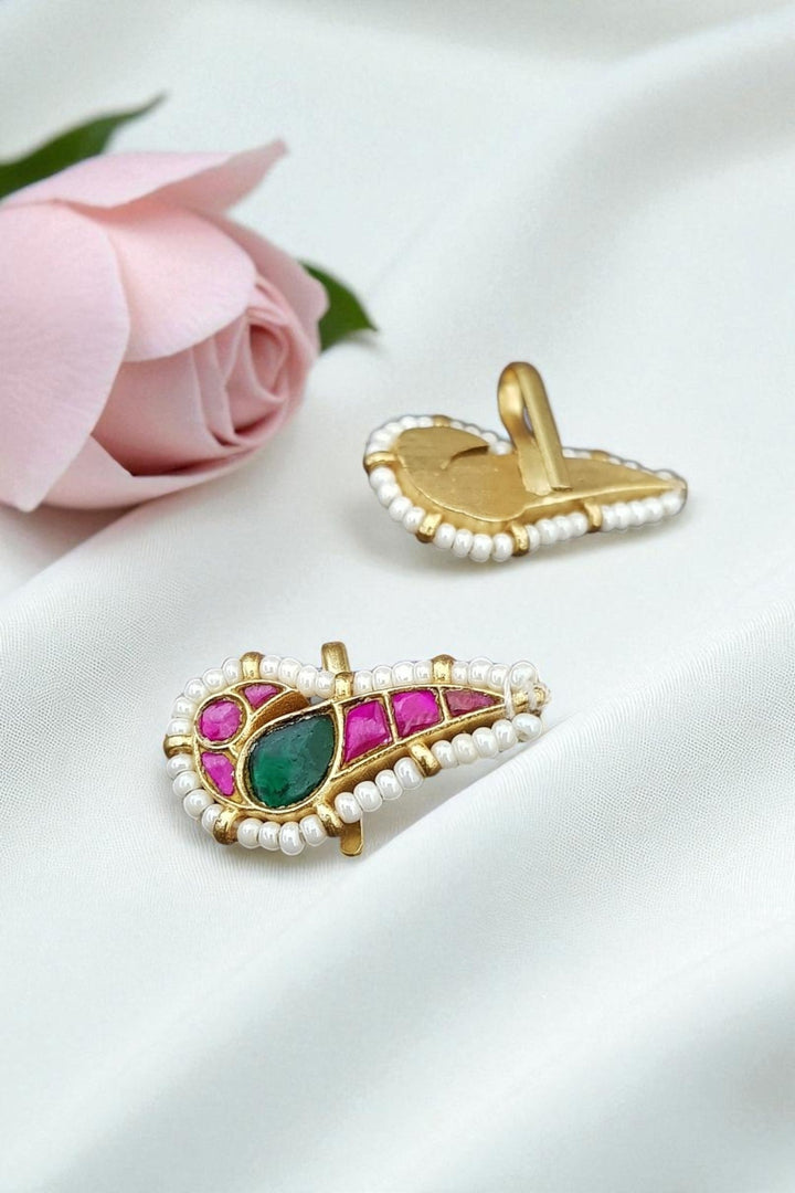 Kundan Bugadi Press On Style - Design 71 - E1181