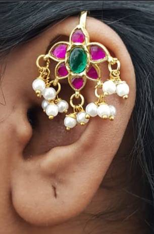 Kundan Bugadi Press On Style - Design 72 - E1182