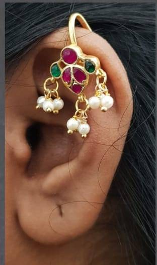 Kundan Bugadi Press On Style - Design 73 - E1183