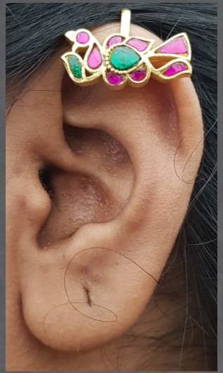 Kundan Bugadi Press On Style - Design 8 - E1118