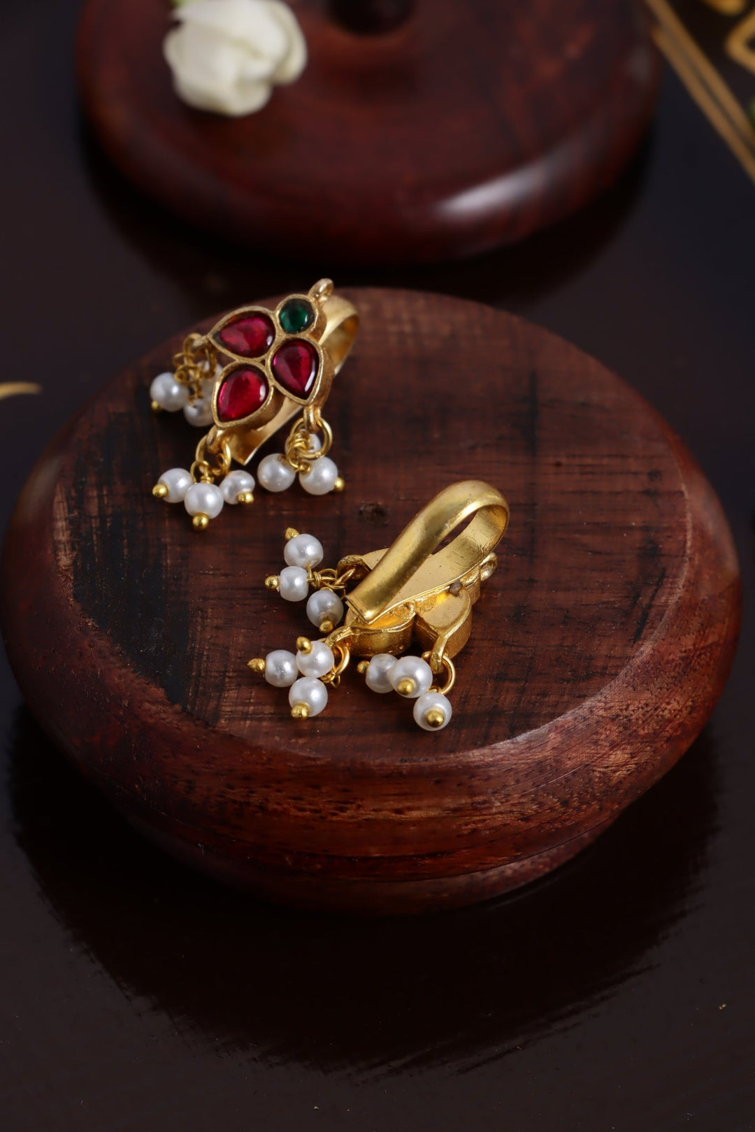 Kundan Bugadi Press On Style - Design 82 - E1263