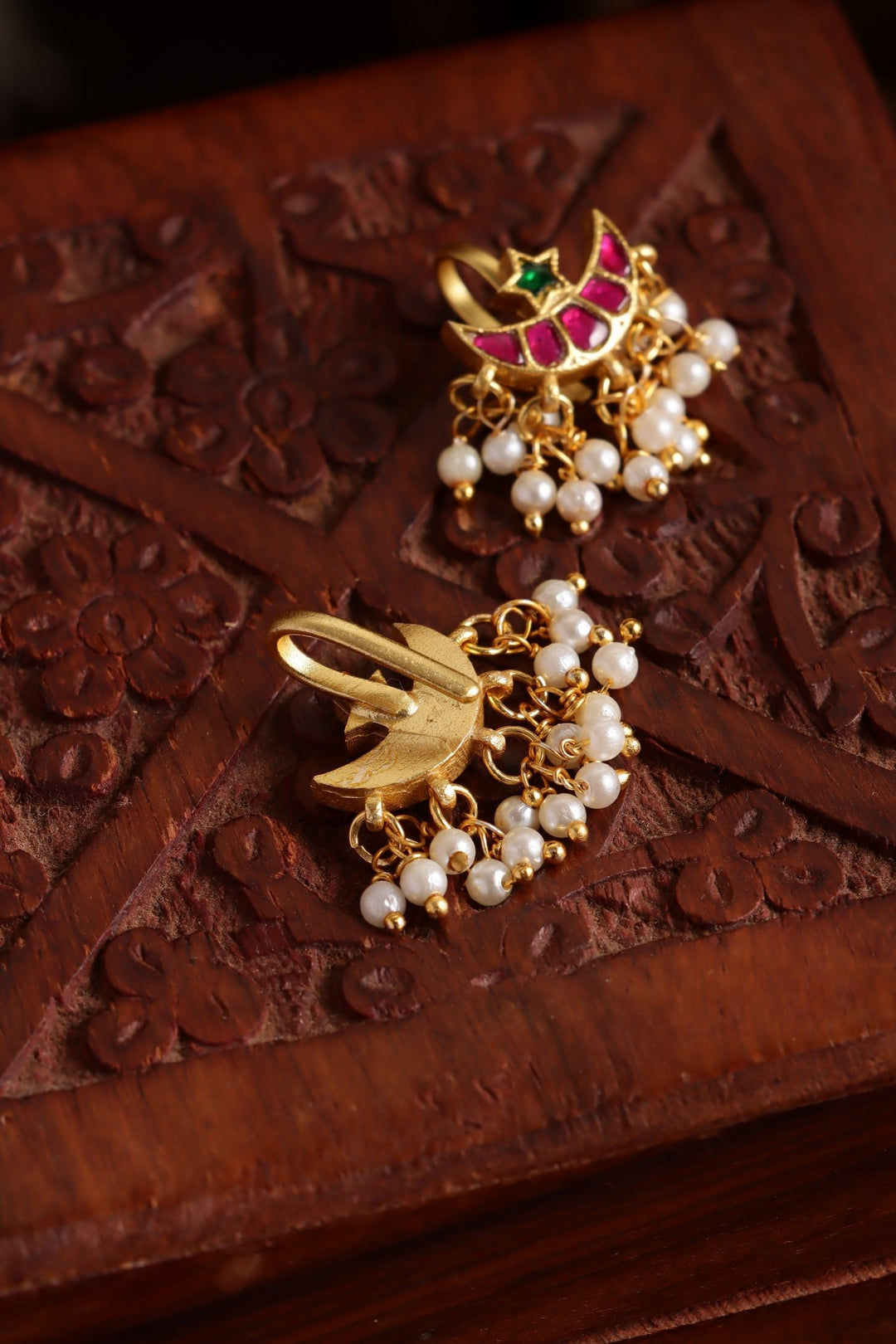 Kundan Bugadi Press On Style - Design 83 - E1279
