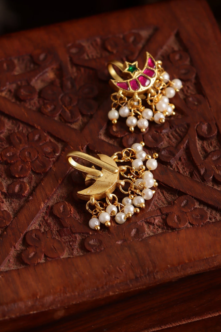 Kundan Bugadi Press On Style - Design 83 - E1279