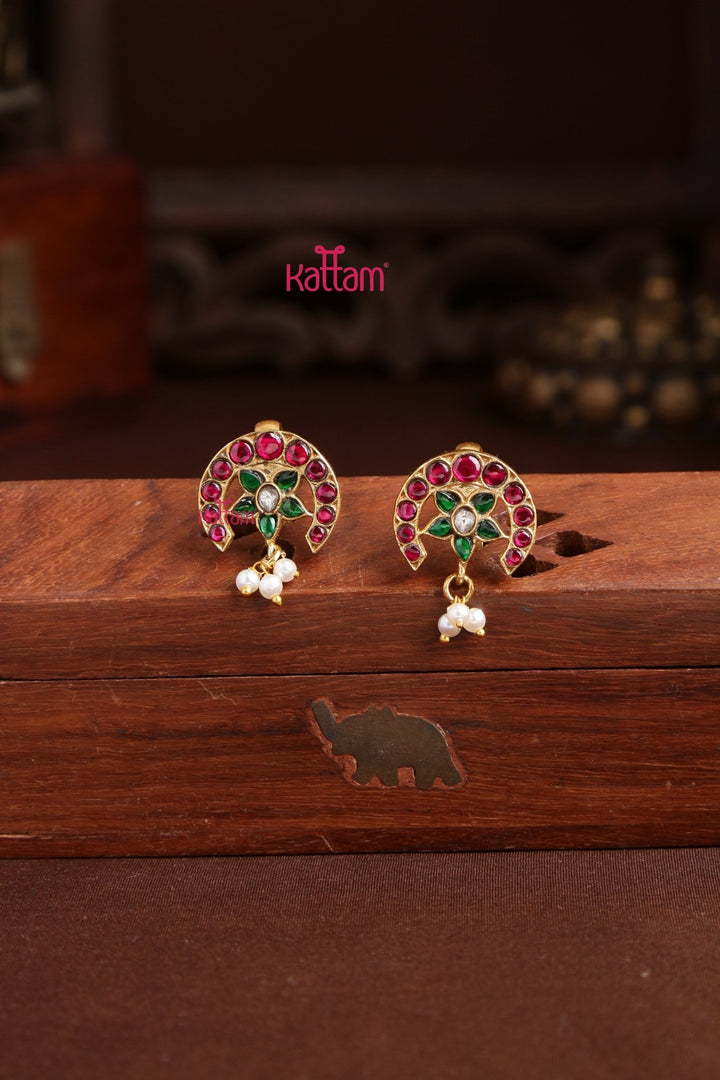 Kundan Bugadi Press On Style - Design 84 - E1302