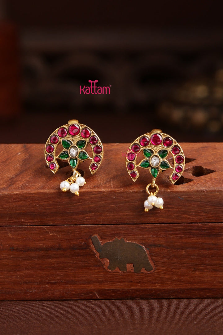Kundan Bugadi Press On Style - Design 84 - E1302