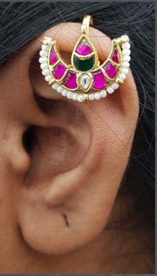 Kundan Bugadi Press On Style - Design 9 - E1119