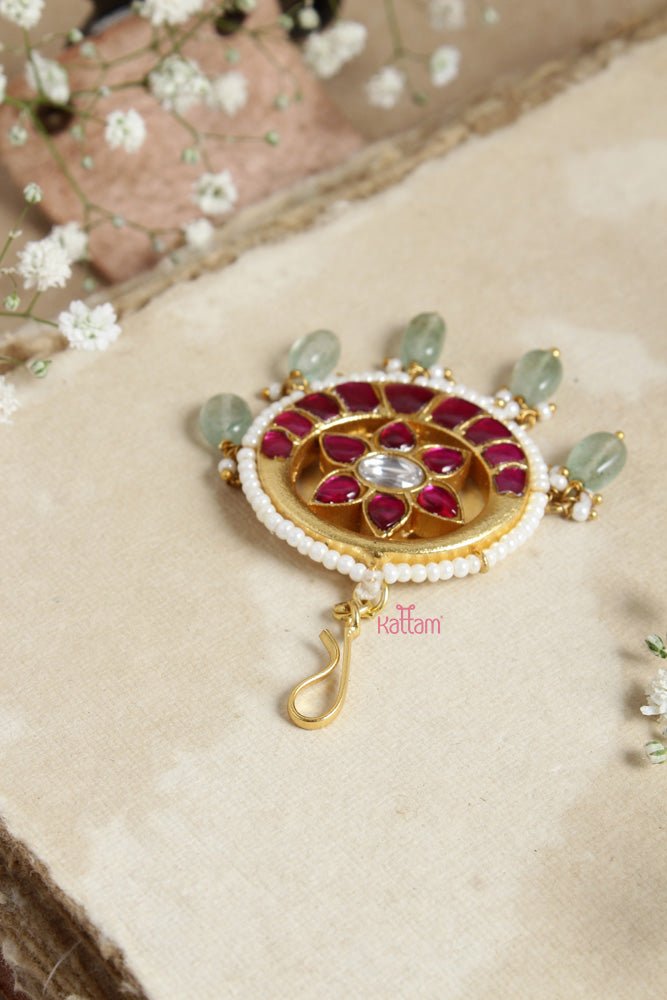Kundan Flower Maang Tikka - MT063