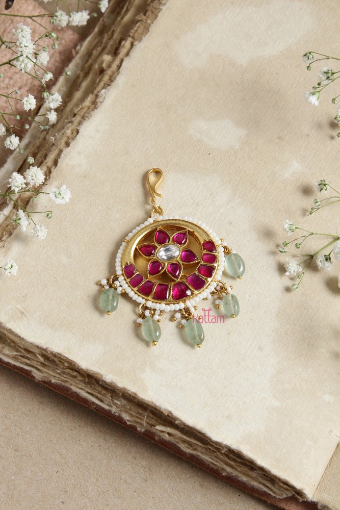 Kundan Flower Maang Tikka - MT063