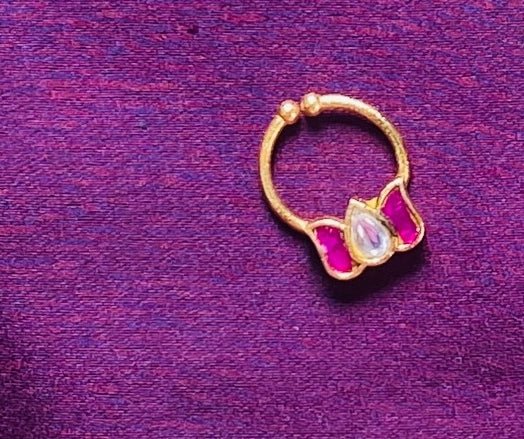 Kundan Lotus Septum Nosepin - SP11-NP255