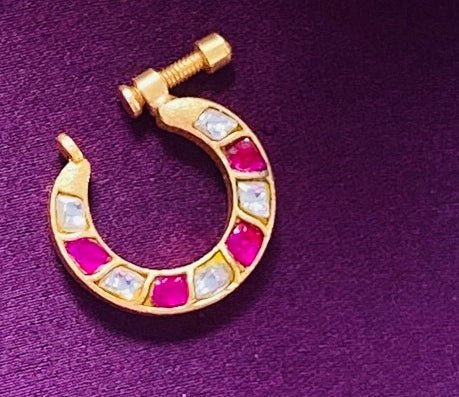 Kundan Nose Ring Nath - NP29-NP201