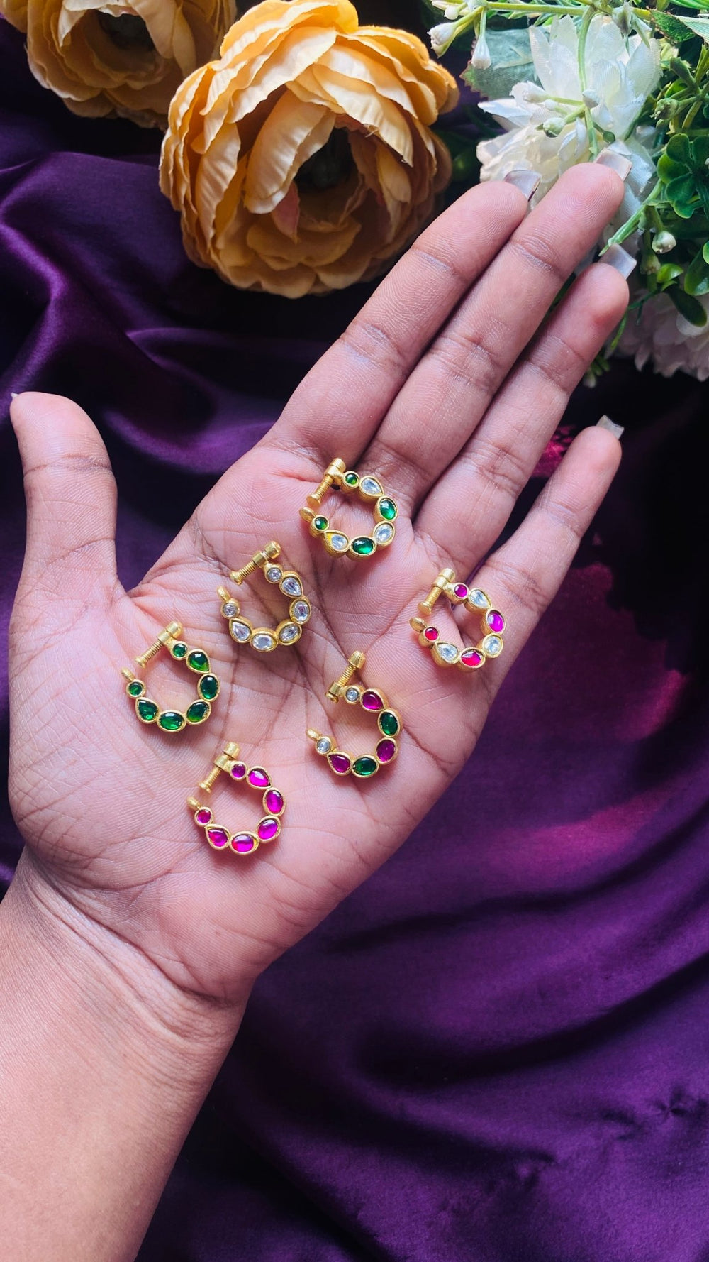 Kundan Nose Ring Nath - NP32-NP218