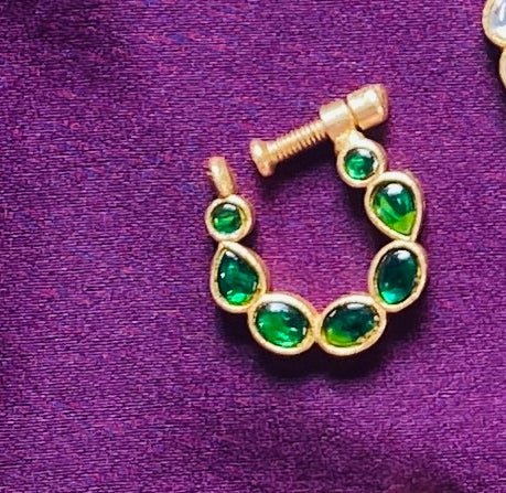 Kundan Nose Ring Nath - NP32-NP221