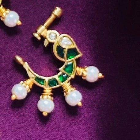 Kundan Parrot Nose Ring Nath - NP28-NP197