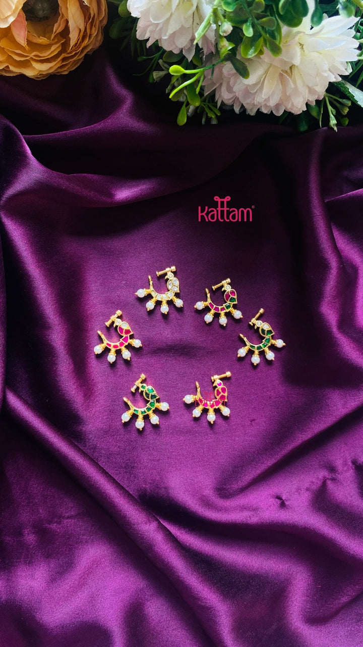 Kundan Parrot Nose Ring Nath - NP28-NP194