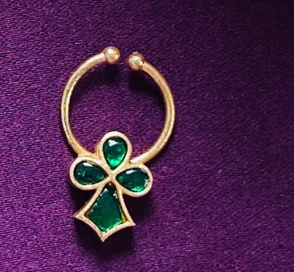 Kundan Parrot Septum Nosepin - SP9-NP242