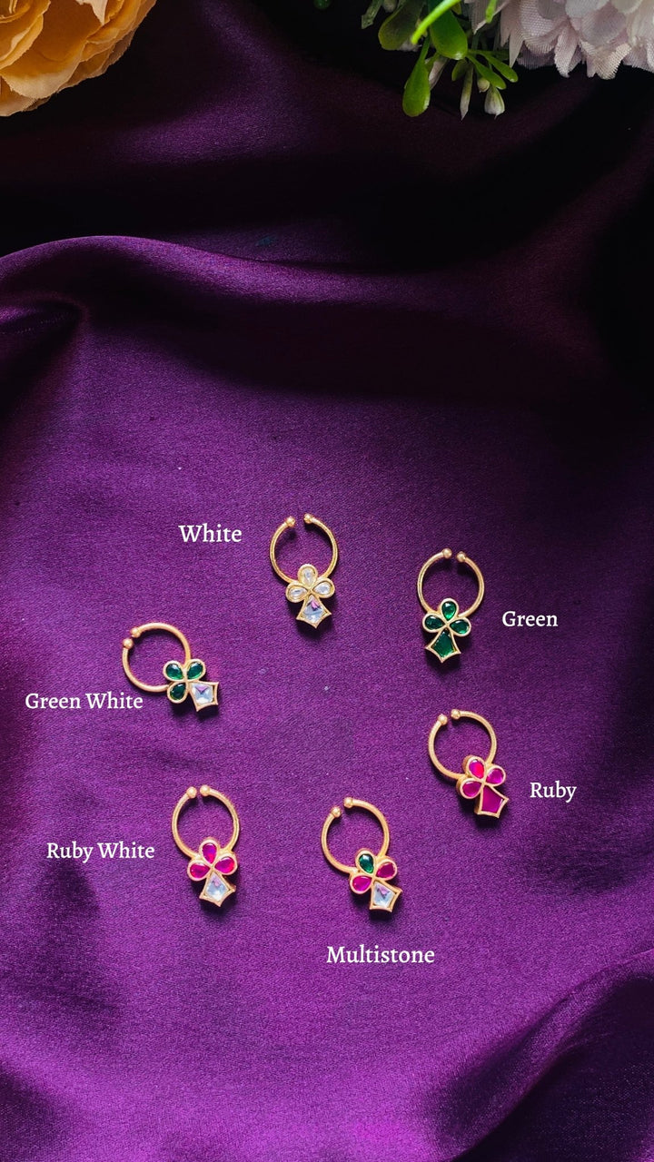Kundan Parrot Septum Nosepin - SP9-NP242