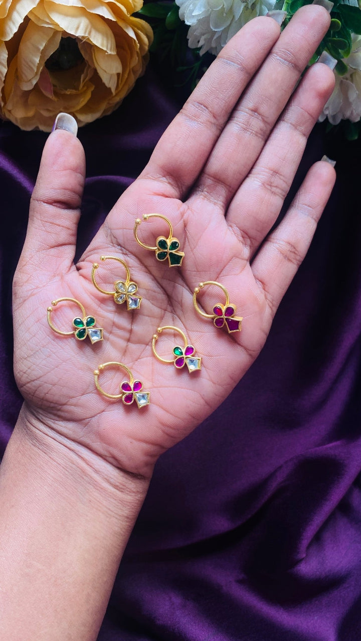 Kundan Parrot Septum Nosepin - SP9-NP242