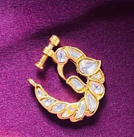 Kundan Peacock Nosering Nath - NP30-NP211