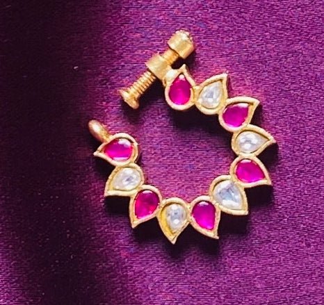 Kundan Petals Nosering Nath - NP31-NP213