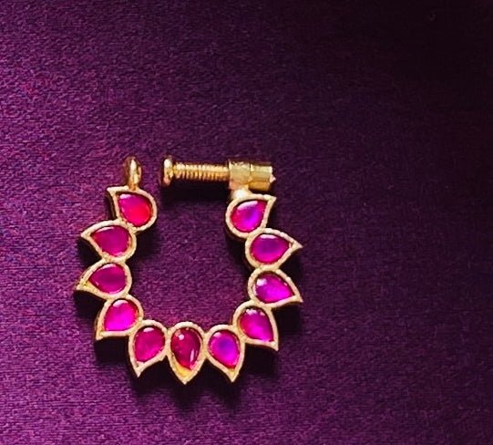 Kundan Petals Nosering Nath - NP31-NP212