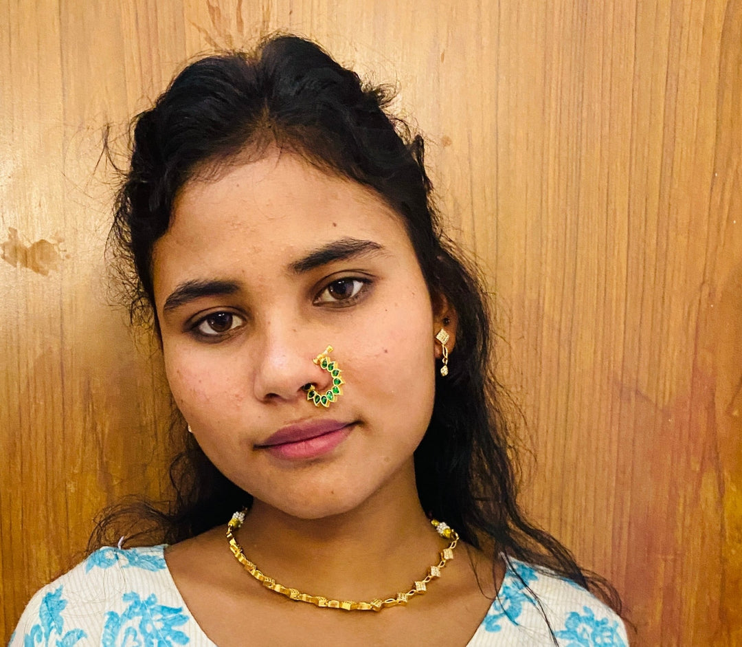 Kundan Petals Nosering Nath - NP31-NP212