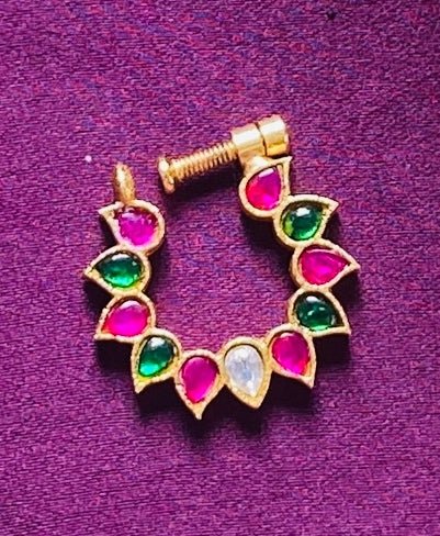 Kundan Petals Nosering Nath - NP31-NP214