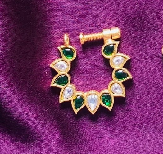 Kundan Petals Nosering Nath - NP31-NP216