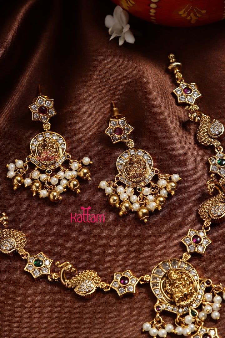 Lakshi Dollar Pearl Necklace - N3222