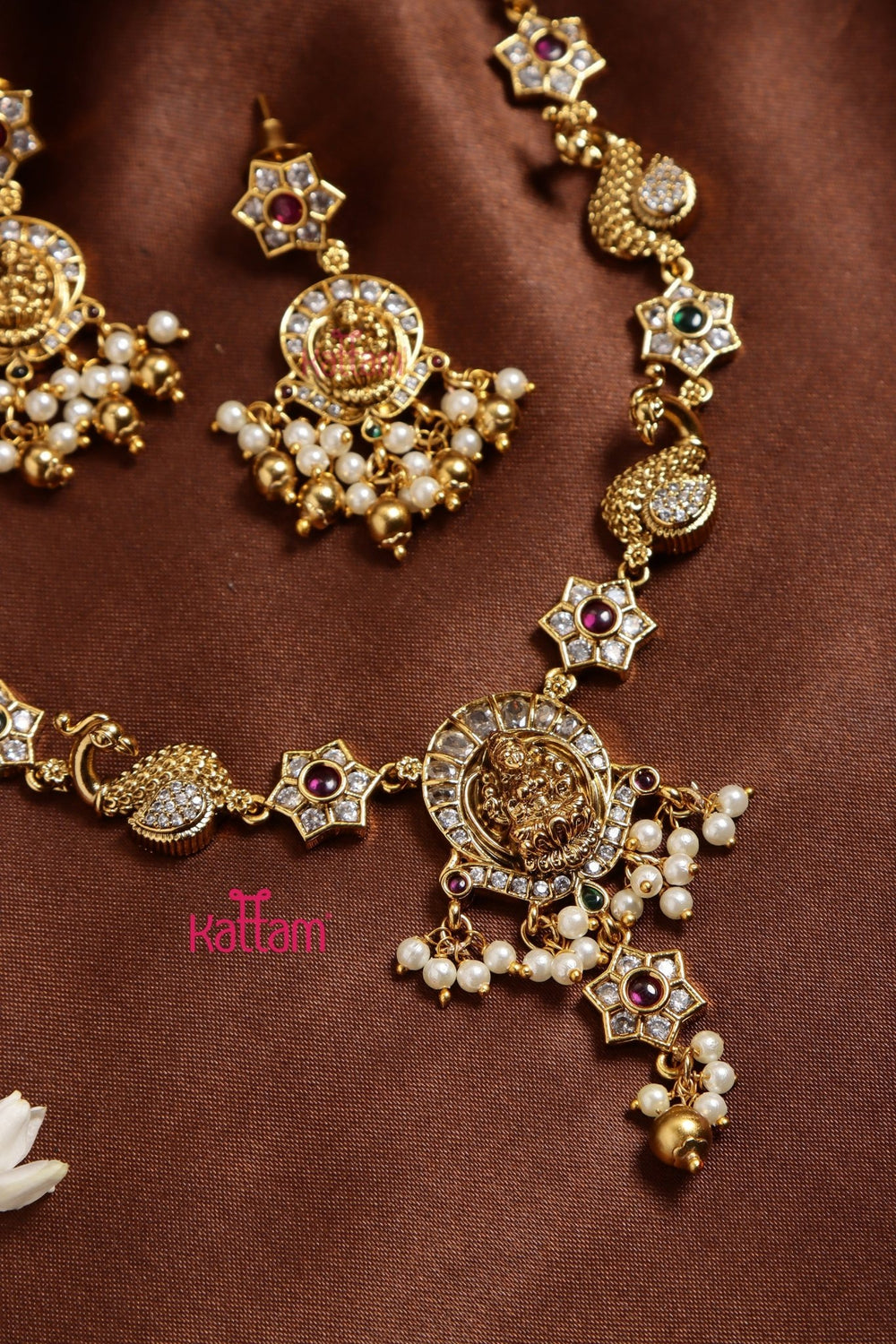 Lakshi Dollar Pearl Necklace - N3222