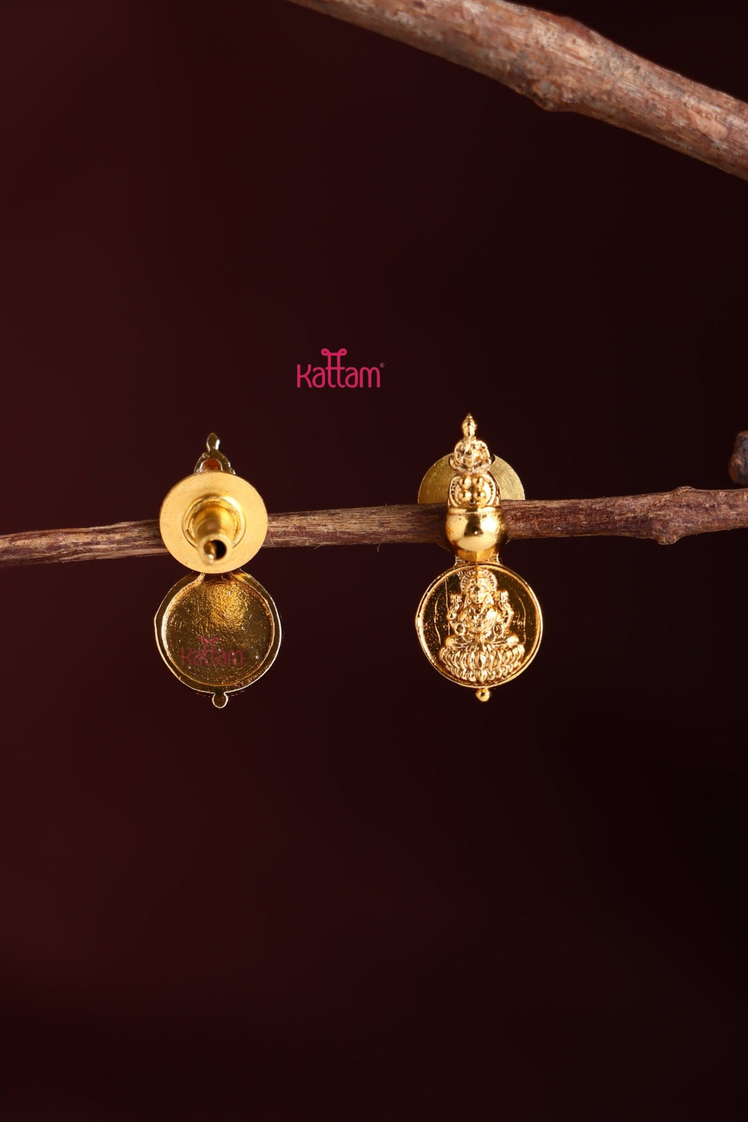Lakshmi Coin Earring - E1013