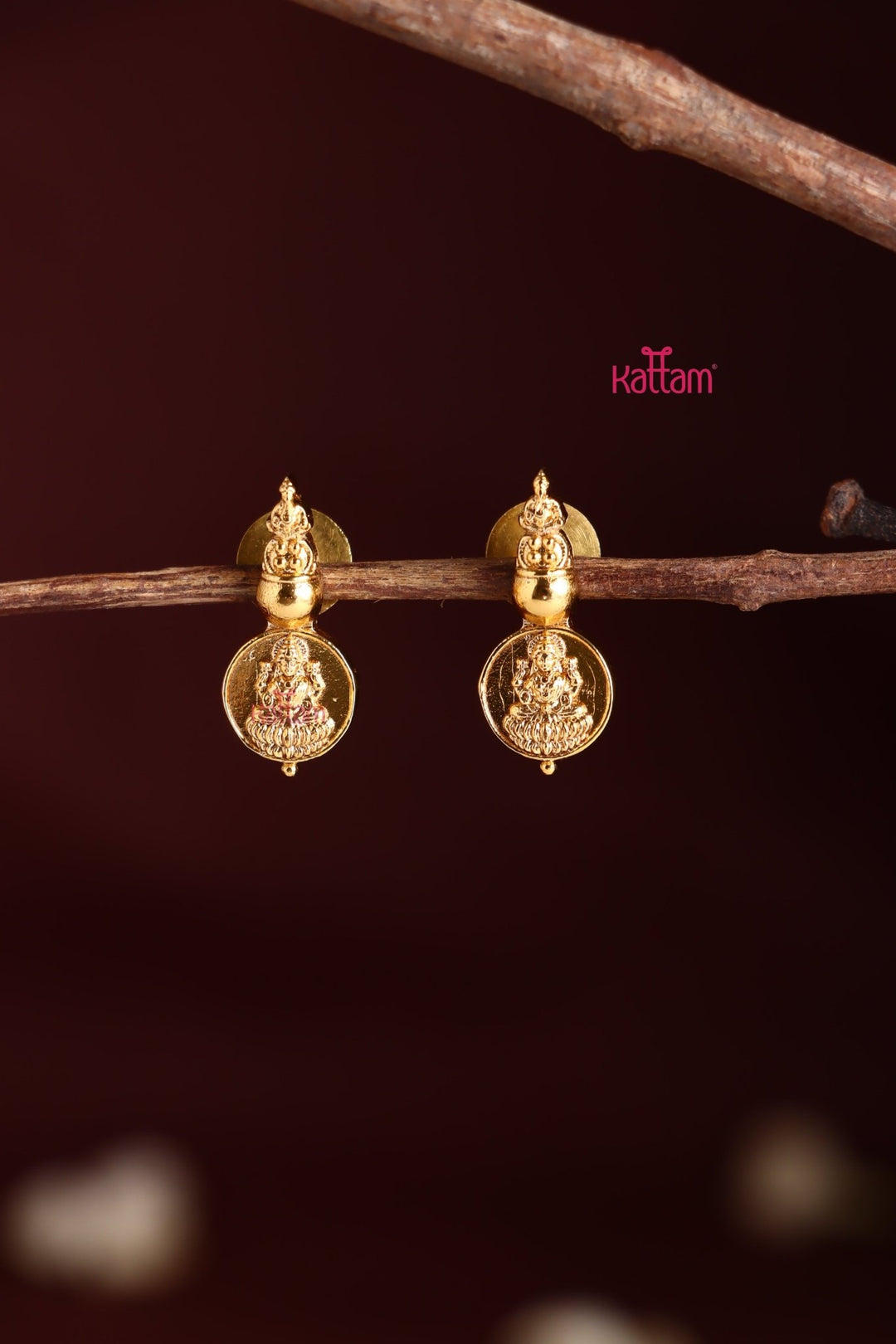 Lakshmi Coin Earring - E1013