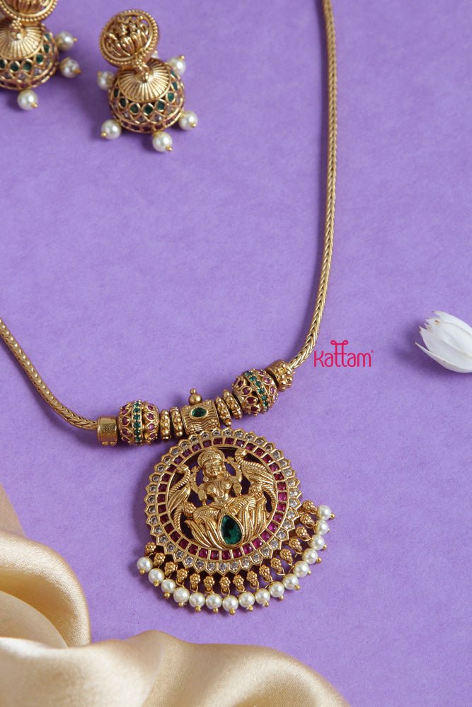 Lakshmi Dollar Chain Necklace - N1855