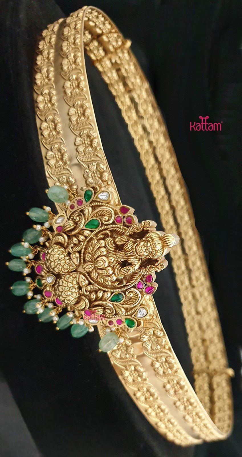 Lakshmi Kundan Floral Bridal Hipbelt - HB222