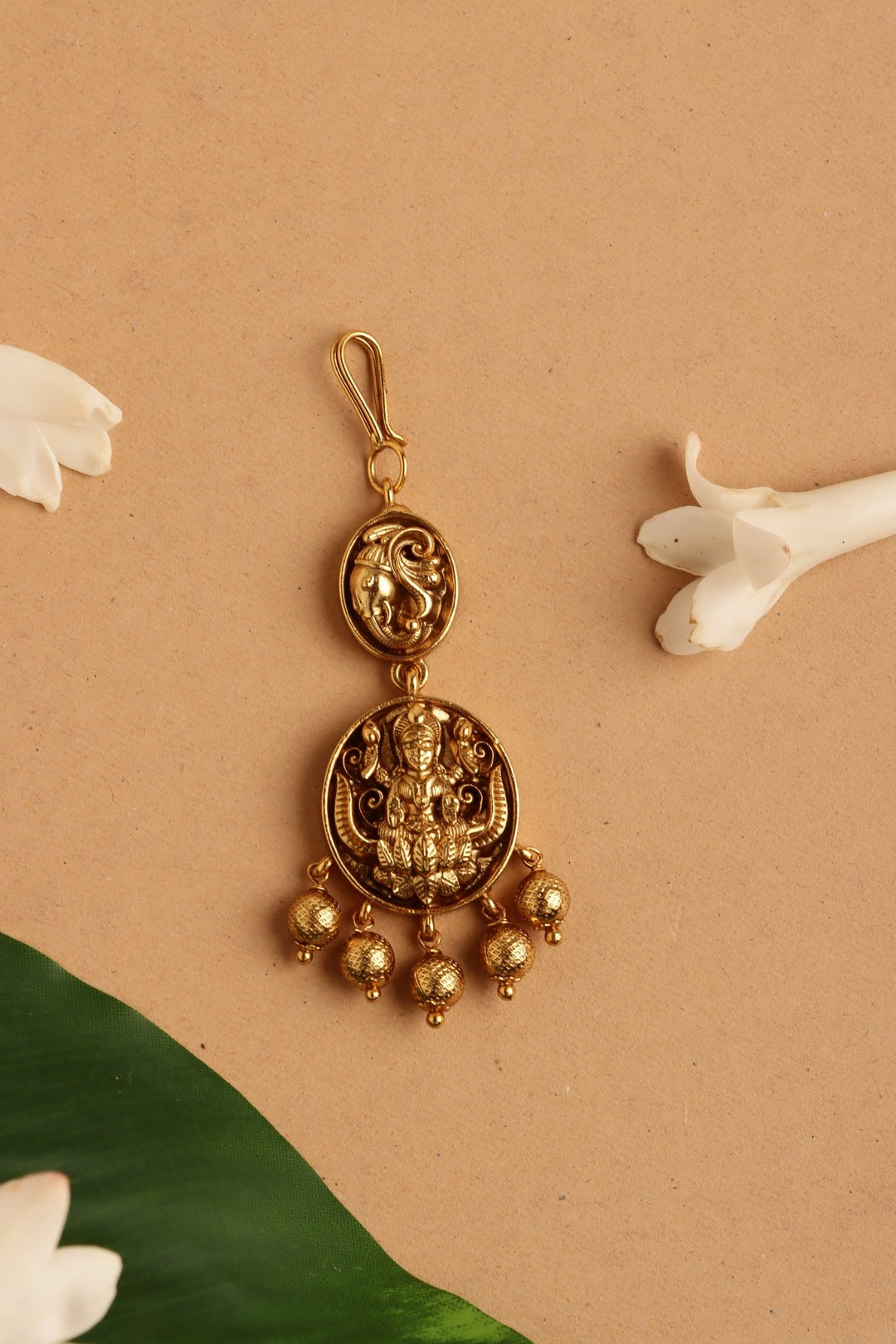 Lakshmi Peacock Maangtikka - GoldBall - MT191