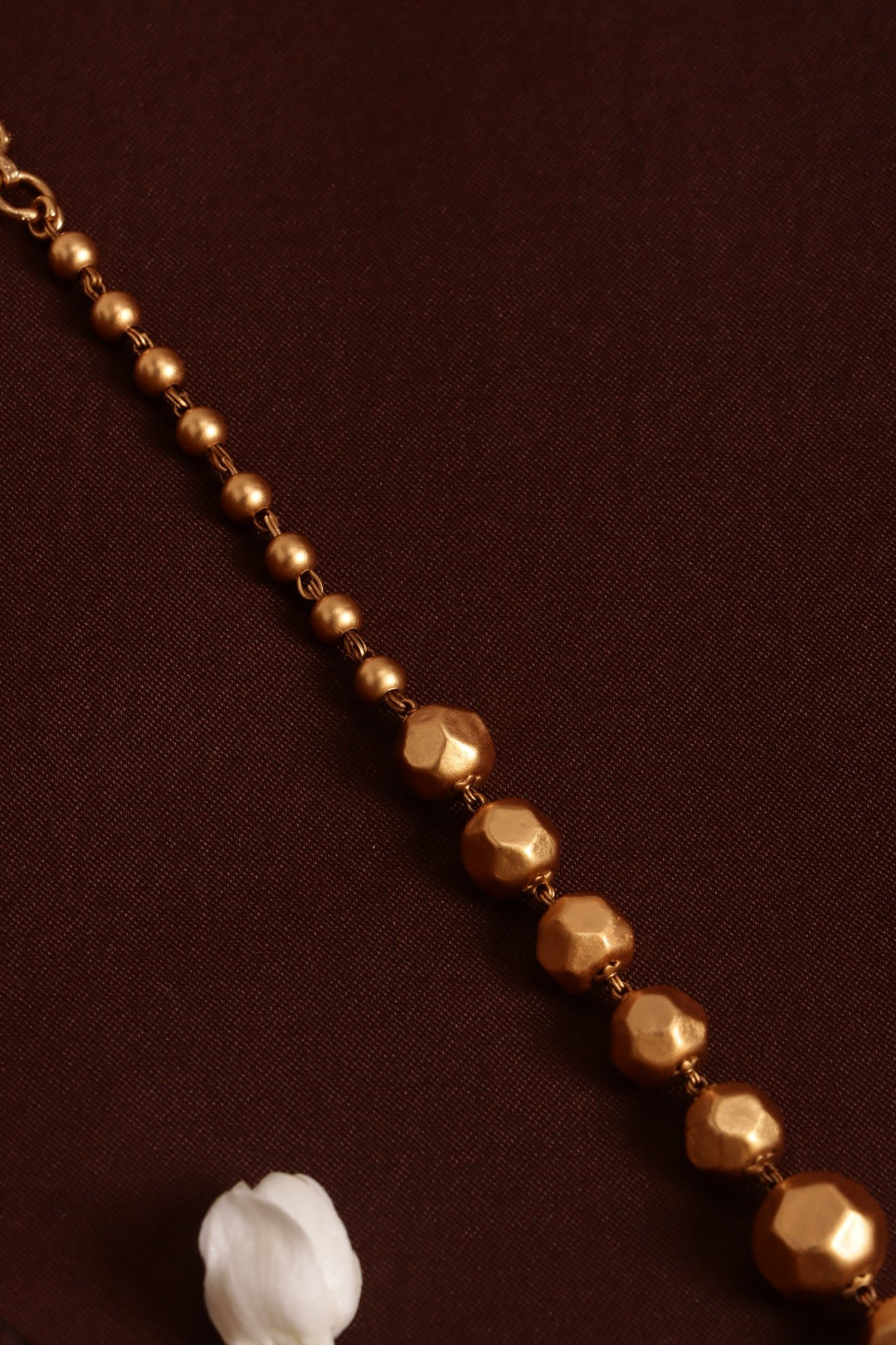 Lakshmi Peacock Pendant Ball Chain ( No Earrings ) - N4116