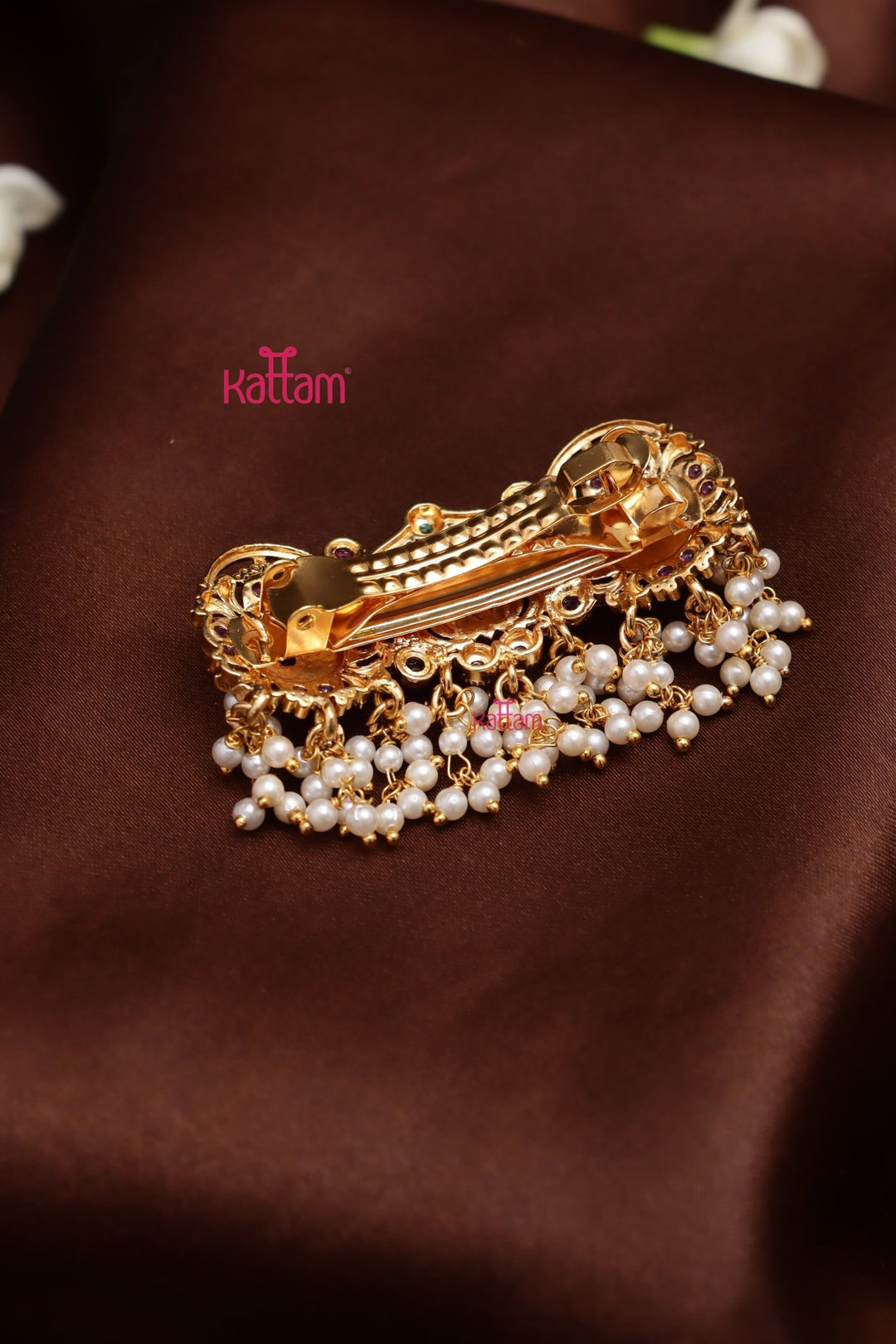 Lakshmi Pearl Drop Hair Clip - HC137