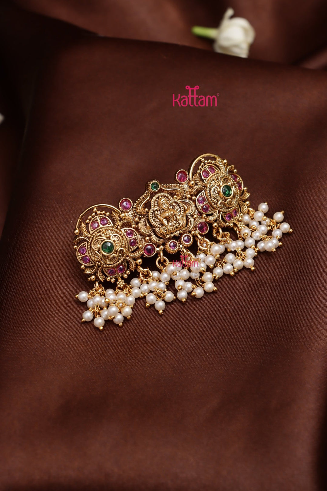 Lakshmi Pearl Drop Hair Clip - HC137