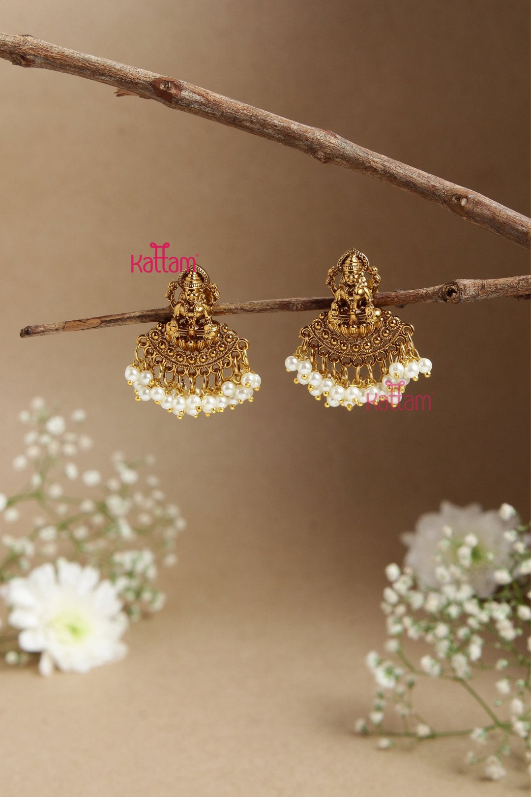 Lakshmi Pearl Earring - E861