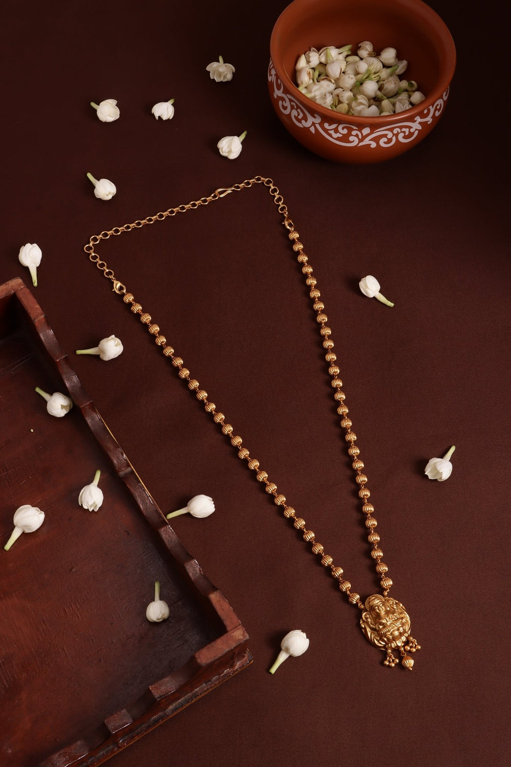 Lakshmi Pendant Chain ( No Earrings ) - N4109