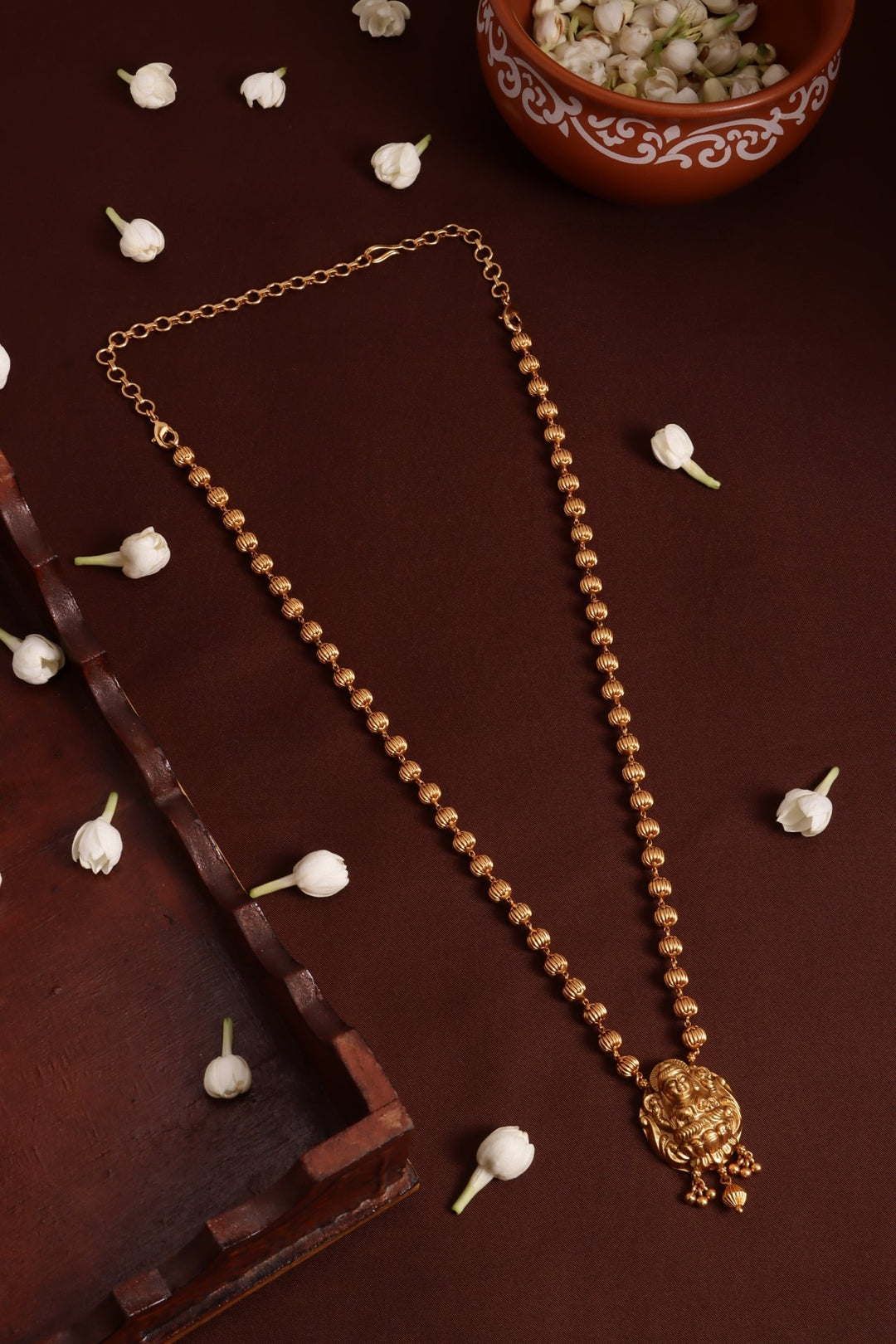 Lakshmi Pendant Chain ( No Earrings ) - N4109