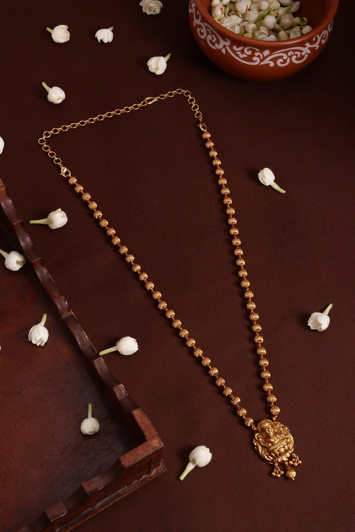 Lakshmi Pendant Chain ( No Earrings ) - N4109