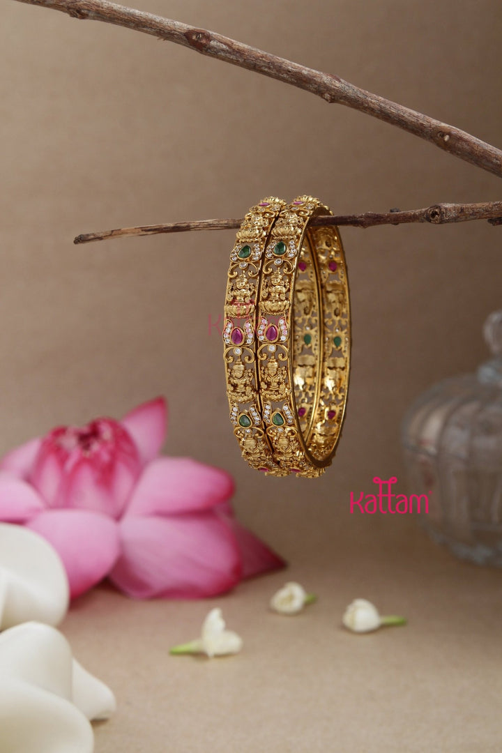 Lakshmi Tamarai Bangle - B530 - V4