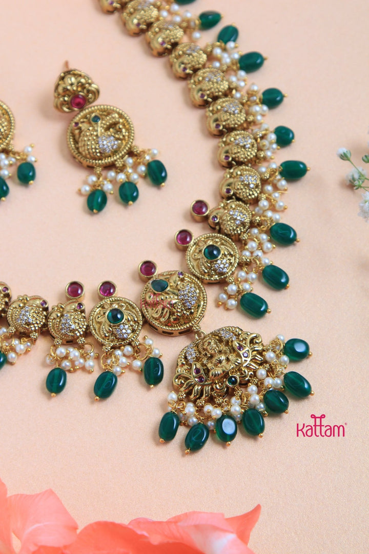 Lakshmika Goldtone Necklace - N3076