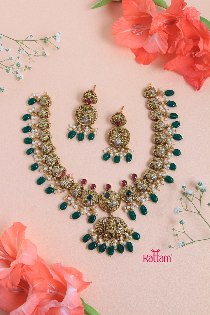 Lakshmika Goldtone Necklace - N3076