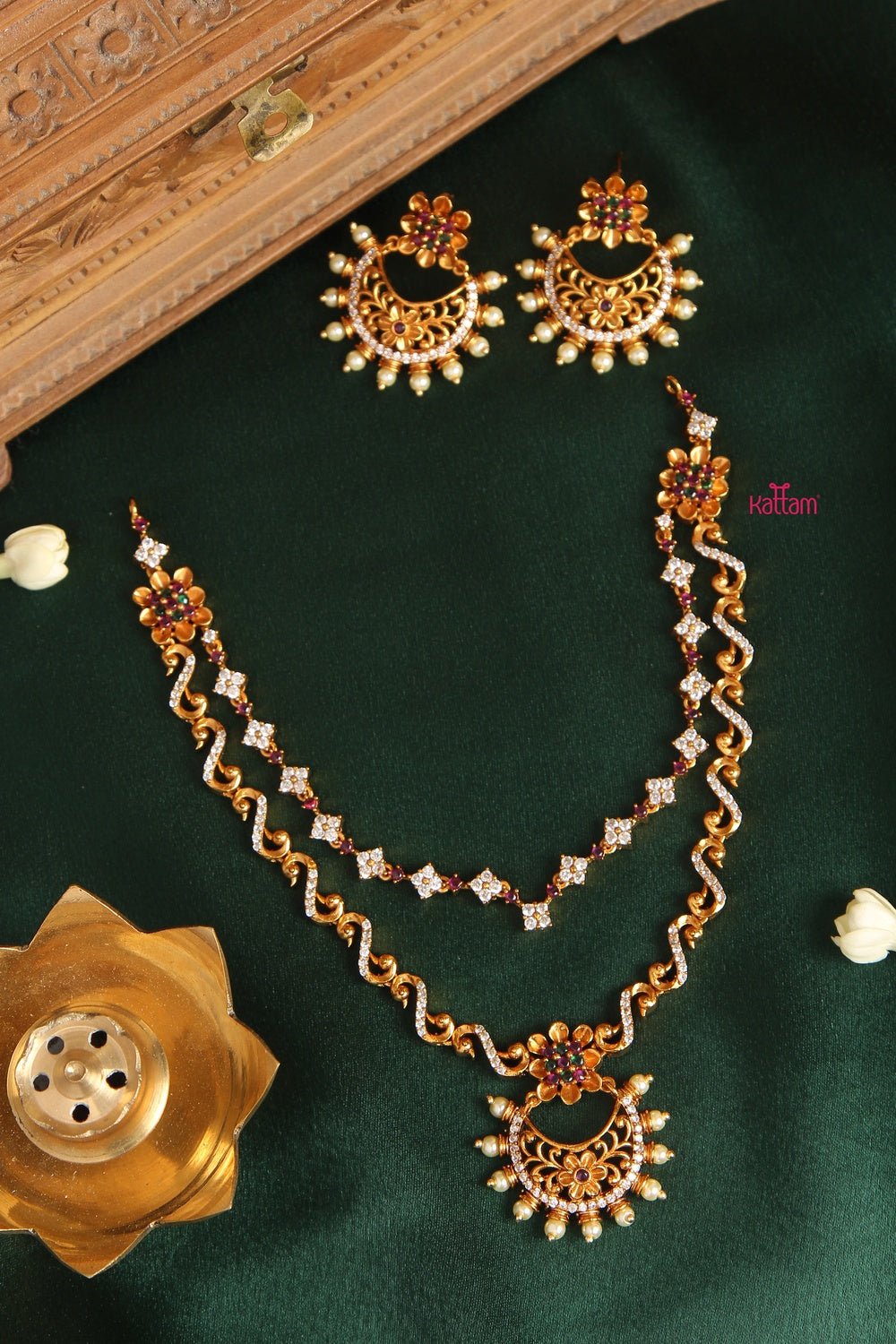 Layered Fancy Pearl Necklace - N1160
